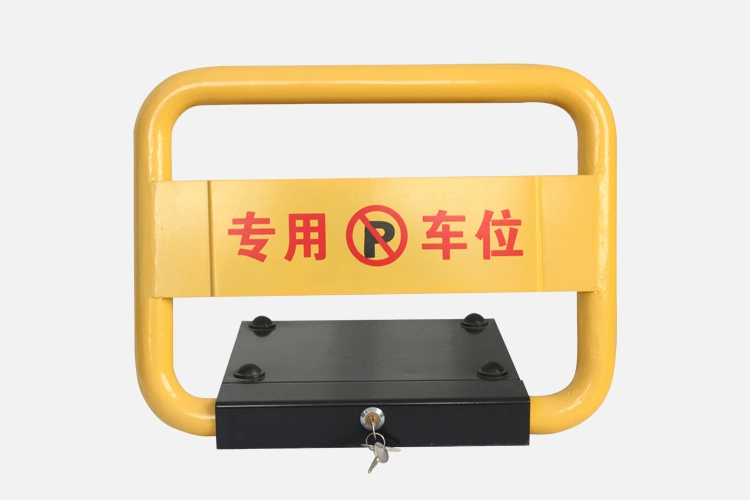 China Factory Carbon Steel Rectangle Car Parking Barrier Lock