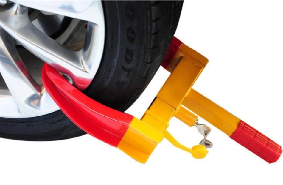 Wholesale Strong Rust Steel Car Wheel Clamp