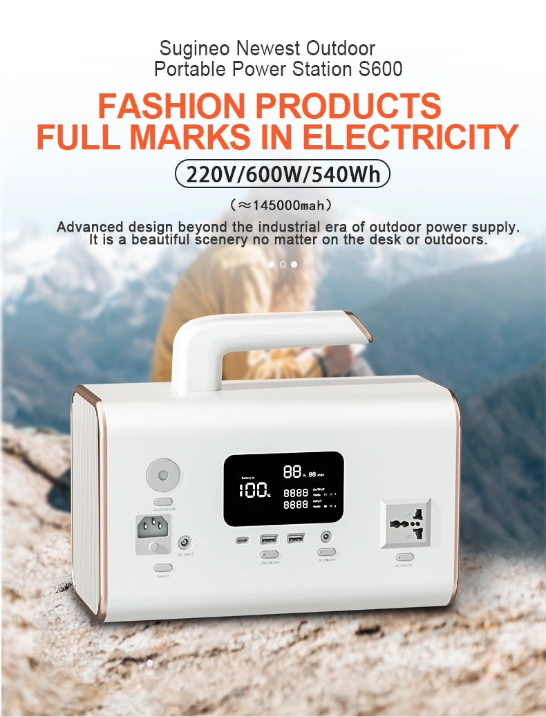 2023 New Product 600W Power Portable Station Pay with Card