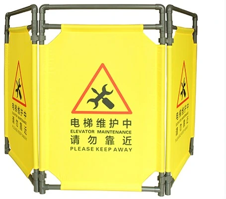 Heavy Duty Foldable Security Sign Barrier Gate